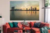 MuchoWow® Poster Skyline von Singapur 180x120 cm - Produktbild-Vorschau 2