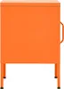 vidaXL Comodino arancione 35x35x51 cm in acciaio Anteprima dell’immagine prodotto 5