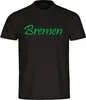 multifanshop Kinder T-Shirt - Bremen - Schriftzug, schwarz, Produktbild-Vorschau 1