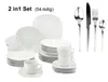 2in1 Set-30-teiliges Kombi-Geschirrset "Fino"+24-teiliges Produktbild-Vorschau 1