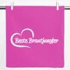 Huuraa Kissenbezug Beste Brautjungfer Herz 40x40cm Fuchsia Produktbild-Vorschau 1
