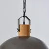 Lindby Hängeleuchte Holgar, grün, Holz, Metall, Ø 45 cm, Produktbild-Vorschau 6