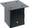 vidaXL Pfostenträger Quadrat 4 Stk. 121x121 mm Stahl Produktbild-Vorschau 5