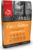 A bag of Orijen Cat & Kitten food with a forest scene on the upper portion. Produktbild-Vorschau