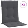 A single dark gray chair cushion is shown against a white background. Náhľad obrázku produktu