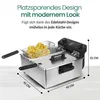 Emerio Doppel-Fritteuse – 2 × 3 Liter – PFAS-frei – Produktbild-Vorschau 8