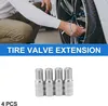 4 Pcs 27Mm Pneu Valve Extension Universel Cuivre 180 Degré Voir les images du produit 1