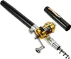Mini canna da pesca telescopica e mulinello combo, canna da Anteprima dell’immagine prodotto 5