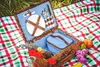 Kosz piknikowy koszyk wiklina termotorba sztućce talerze Podgląd zdjęcia produktu 22