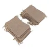50 sacs cadeaux en jute avec cordon, pochettes à bijoux en Voir les images du produit 2