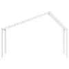 vidaXL Stříška na dětskou postýlku bílá 203x95,5x142 cm Náhled obrázku produktu 4