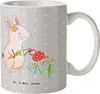 Mr. & Mrs. Panda Tasse Gärtnerin Herz - Grau Pastell - Produktbild-Vorschau 1