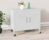 vidaXL Szafka do przechowywania biała 60x35x56 cm stalowa Podgląd zdjęcia produktu 9