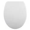A top-down view of a white toilet seat. Anteprima dell’immagine prodotto
