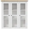 vidaXL Highboard BODO blanc marron 115,5x43x200,5 cm Pin Voir les images du produit 4
