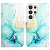 Galaxy S24 Ultra Hülle, Marmor Motiv Kunstleder Tasche Produktbild-Vorschau 2
