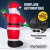 MONZANA® Nafukovací Otec Vánoc XXL 250cm LED Osvětlený Náhled obrázku produktu 3