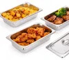 Relaxdays Gastro bewaardoos GN 1/3, roestvrij staal, set Productafbeelding-voorbeeld 1