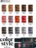 A collage of hair color swatches and two cans of hair mousse. Anteprima dell’immagine prodotto