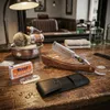 Profesionální holičská shavetta WOODI hnědá pro holení a Náhled obrázku produktu 5