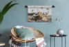 MuchoWow® Wandteppich Wandbehang Schottisches Hochlandrind Produktbild-Vorschau 5