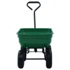 vidaXL Benne de jardin 300 kg 75 L Vert Voir les images du produit 4
