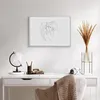 Gerahmtes Poster - Weißer Rahmen - Kuss Paar Skizze - 70x50 Produktbild-Vorschau 6