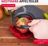 Westmark Apfel- und Birnenteiler mit Schneidteller Anteprima dell’immagine prodotto 3