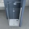 doporro Cabine de Douche en Angle Montage Réversible Voir les images du produit 3