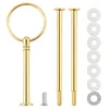 10 Stück Gold Metallstange Mittellochausstech für 2 bis 3 Produktbild-Vorschau 4