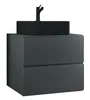 2pcs wastafelmeubel / zwart wastafelmeubel breedte 60 cm / Productafbeelding-voorbeeld 1