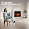 KAMINIO Camino elettrico LUCA - Camino elettrico a incasso Anteprima dell’immagine prodotto 2