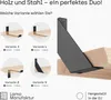 LAMO Manufaktur Wandregal Holz Baumkante  |  Regal Farbe: Produktbild-Vorschau 7