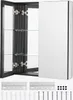 VEVOR Spiegelschrank Spiegel-Medizinschrank (662 x 135 x Produktbild-Vorschau 1