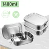 Jopassy Edelstahl Brotdose,Nachhaltige Lunchbox für Büro Produktbild-Vorschau 3
