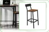 A bar stool shown in a lifestyle setting next to a bar table, and a separate product shot of the bar stool. Podgląd zdjęcia produktu