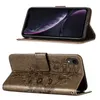 iPhone XR Hülle, Schmetterling Prägung Flip Leder Produktbild-Vorschau 2