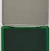 An open ink pad with a green frame and a gray lid. Podgląd zdjęcia produktu