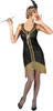 A woman dressed in a 1920s flapper costume, holding a cigarette holder. Anteprima dell’immagine prodotto