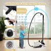 A child is near a steam cleaner in a room with large windows. Produktbild-Vorschau