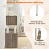 Arbre à chat COSTWAY avec armoire, arbre à chat avec Voir les images du produit 3