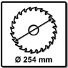 Bosch 2608642530 Bosch Kreissägeblatt EX WO B 254x30-60 Anteprima dell’immagine prodotto 31