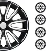 4x Radkappen 15 zoll Schwarz & Weiß Produktbild-Vorschau 1