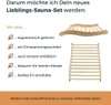 Hofmeister Sauna Set Rückenlehne Lindenholz Rückenstütze Produktbild-Vorschau 7