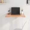 vidaXL Stolová doska svetlohnedá 60x60x(2-4) cm dubový Náhľad obrázku produktu 2