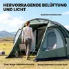 Outsunny Tunnelzelt für 4 Personen, Campingzelt mit Zwei Produktbild-Vorschau 6