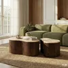 home24 Couchtisch - Travertin Nachbildung / Eiche Dunkel Produktbild-Vorschau 8