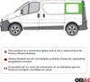 Vitre de Porte pour Renault Trafic 2001-2014 L1 Arrière Voir les images du produit 2