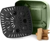 A disassembled planter with its insert and stakes. Voir les images du produit