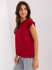 Basic Feel Good Kurzarm-T-Shirt für Frauen Chraïbi bordo XL Produktbild-Vorschau 2